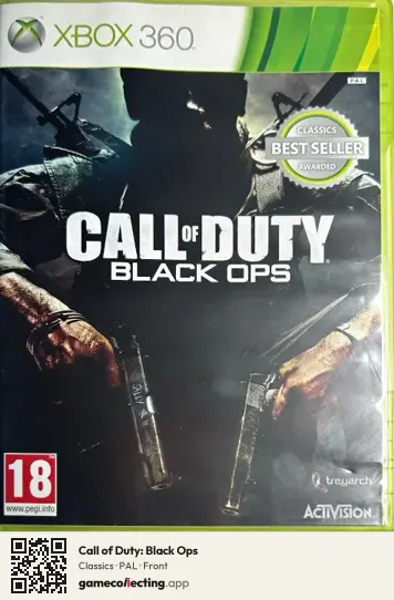 Call of Duty: Black Ops Xbox 360, PAL box front