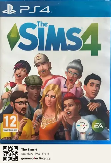 The Sims 4 PlayStation 4, PAL box front