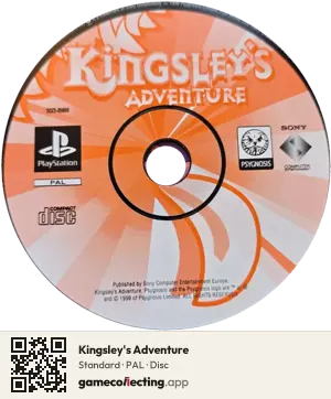 Kingsley's Adventure PlayStation, PAL disc