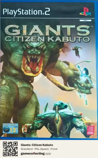 Giants: Citizen Kabuto PlayStation 2, Spain box front