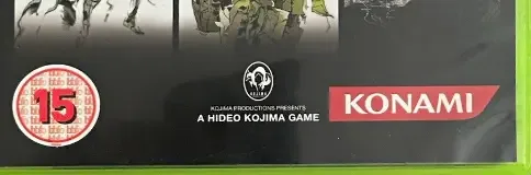 Metal Gear Solid HD Collection, the USK square on its front