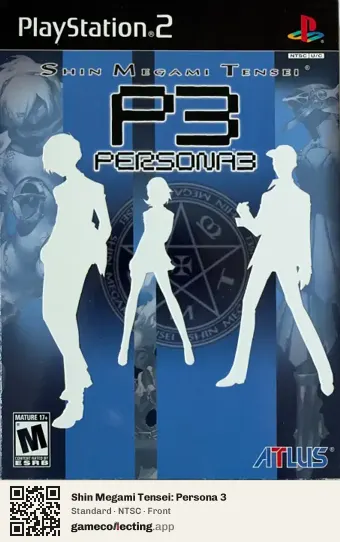 Shin Megami Tensei: Persona 3 PlayStation 2, NTSC box front