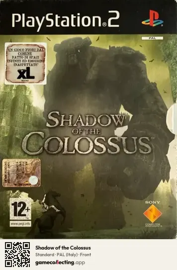 Shadow of the Colossus PlayStation 2, Italy box front