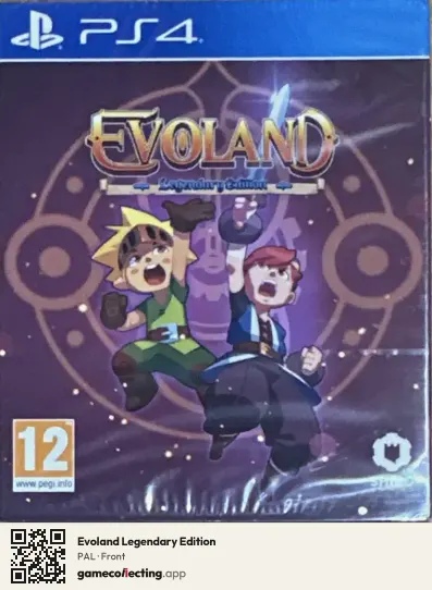 Evoland Legendary Edition PlayStation 4, PAL box front