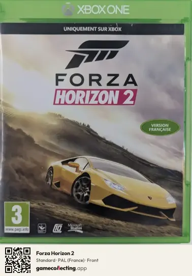 Forza Horizon 2 Xbox One, France box front
