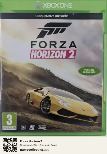 Forza Horizon 2 Xbox One, France box front