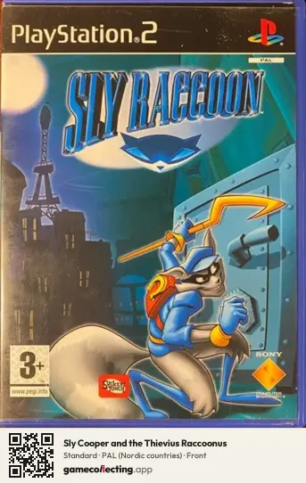 Sly Cooper and the Thievius Raccoonus PlayStation 2, Nordic countries box front