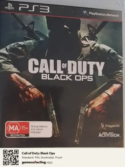Call of Duty: Black Ops PlayStation 3, Australia box front