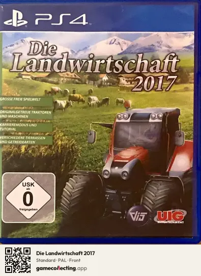 Die Landwirtschaft 2017 PlayStation 4, PAL box front
