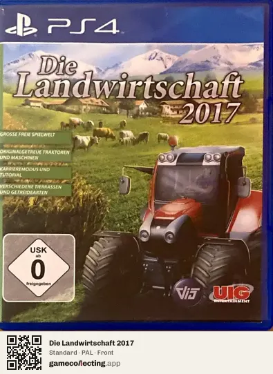 Die Landwirtschaft 2017 PlayStation 4, PAL box front