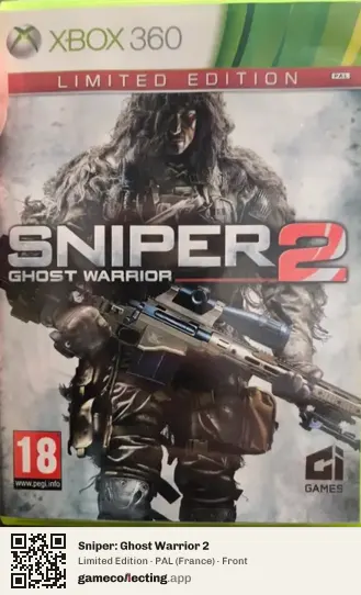 Sniper: Ghost Warrior 2 Xbox 360, France box front