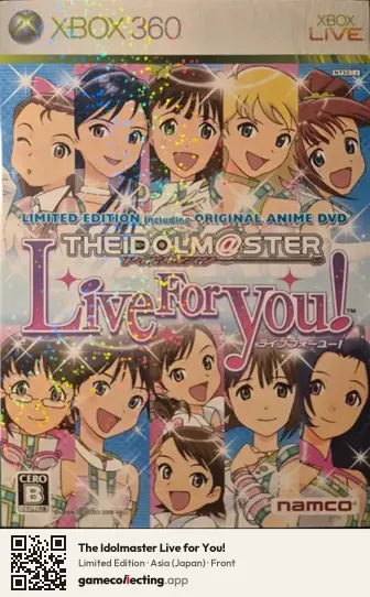 The Idolmaster Live for You! Xbox 360, Asia box front