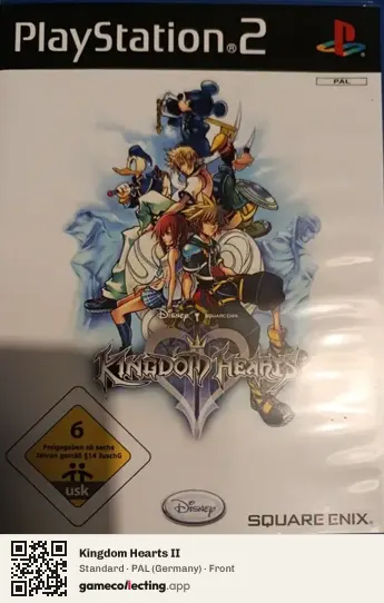 Kingdom Hearts II PlayStation 2, Germany box front