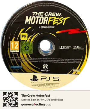 The Crew Motorfest PlayStation 5, PAL disc