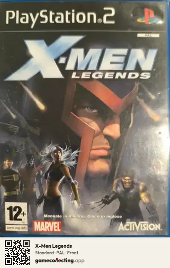 X-Men Legends PlayStation 2, PAL box front