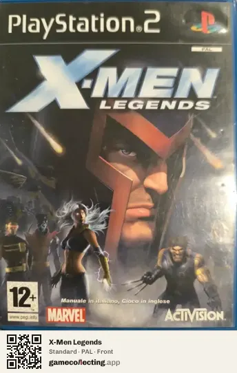 X-Men Legends PlayStation 2, PAL box front