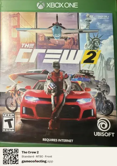 The Crew 2 Xbox One, NTSC box front