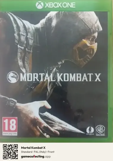 Mortal Kombat X Xbox One, Italy box front