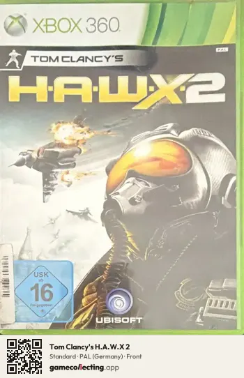 Tom Clancy's H.A.W.X 2 Xbox 360, Germany box front