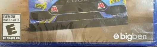 V-Rally 4, the ESRB box on its front