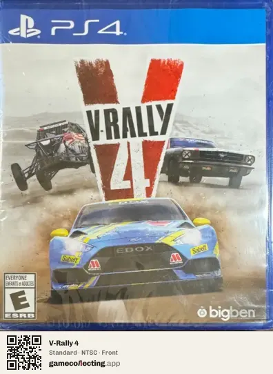 V-Rally 4 PlayStation 4, NTSC box front