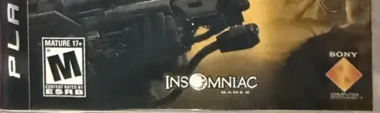 Resistance 2, the ESRB box on its front