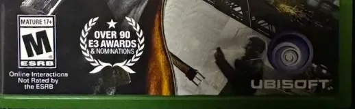 Watch Dogs, the ESRB box on its front