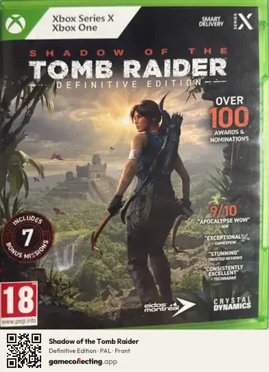 Shadow of the Tomb Raider Xbox Series X, PAL box front
