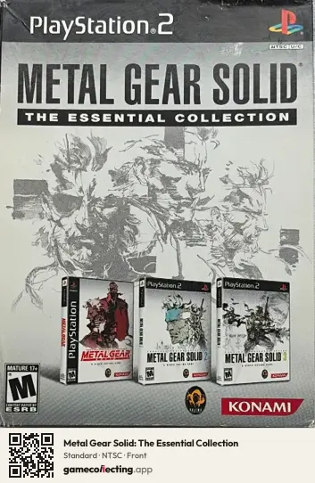 Metal Gear Solid: The Essential Collection PlayStation 2, NTSC box front
