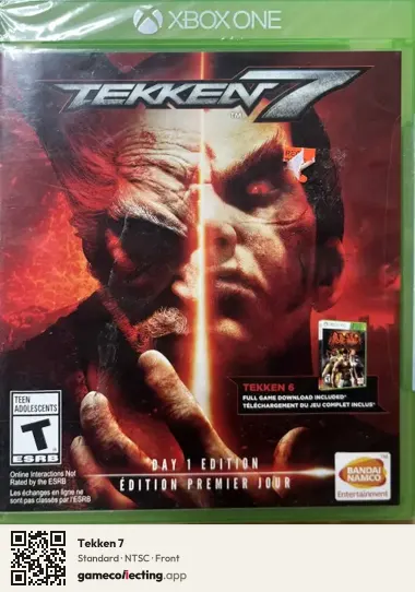 Tekken 7 Xbox One, NTSC box front