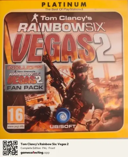 Tom Clancy's Rainbow Six: Vegas 2 PlayStation 3, PAL box front