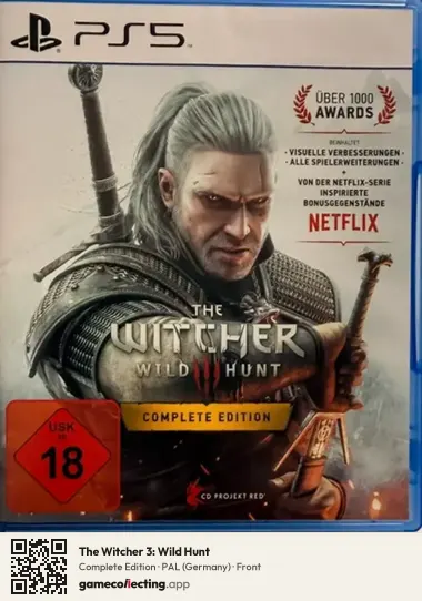 The Witcher 3: Wild Hunt PlayStation 5, Germany box front