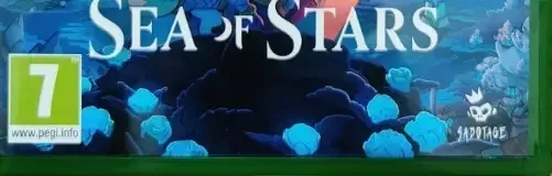Sea of Stars, the PEGI square on its front