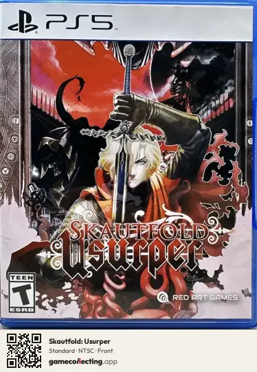 Skautfold: Usurper PlayStation 5, NTSC box front
