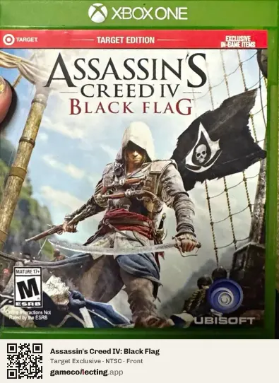 Assassin's Creed IV: Black Flag Xbox One, NTSC box front