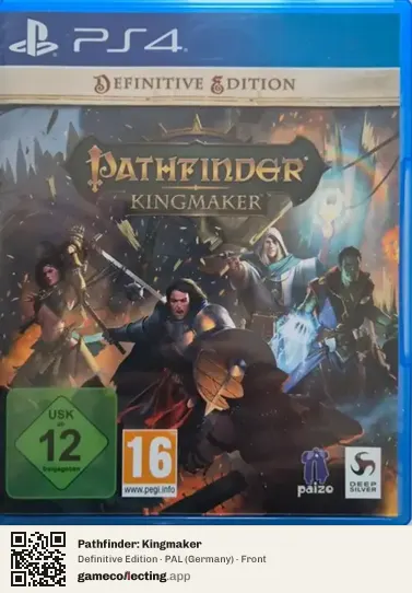 Pathfinder: Kingmaker PlayStation 4, Germany box front