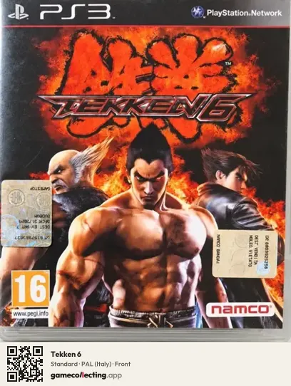 Tekken 6 PlayStation 3, Italy box front