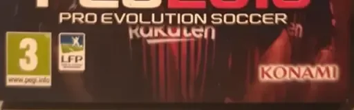 Pro Evolution Soccer 2018, the PEGI square on its front