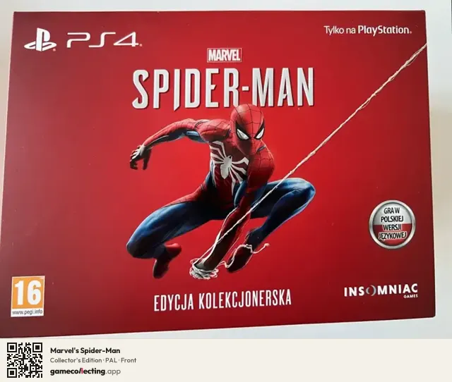 Marvel's Spider-Man PlayStation 4, PAL box front