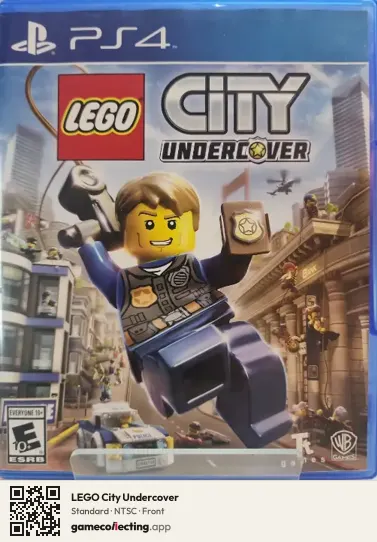LEGO City Undercover PlayStation 4, NTSC box front