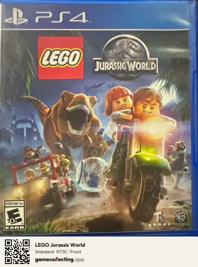 LEGO Jurassic World PlayStation 4, NTSC box front