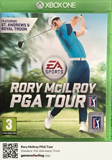 Rory McIlroy PGA Tour Xbox One, Germany box front