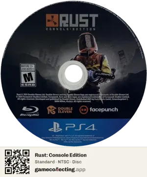 Rust: Console Edition PlayStation 4, NTSC disc