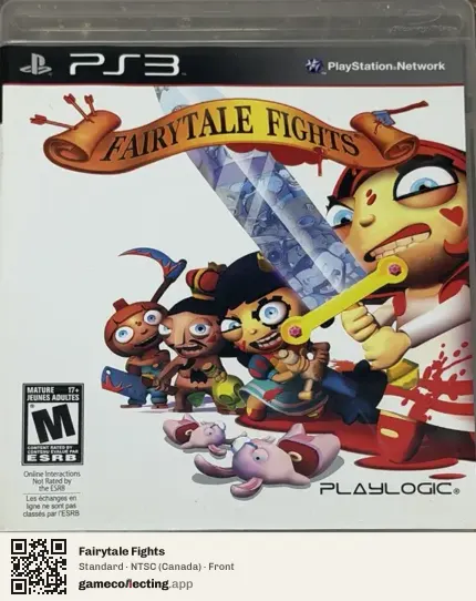 Fairytale Fights PlayStation 3, Canada box front