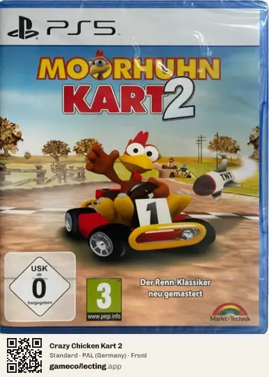 Crazy Chicken Kart 2 PlayStation 4, Germany box front