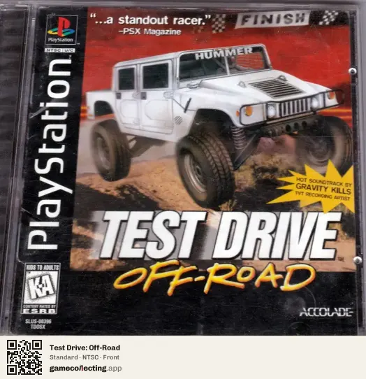 Test Drive: Off-Road PlayStation, NTSC box front