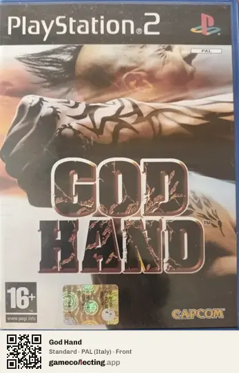 God Hand PlayStation 2, Italy box front