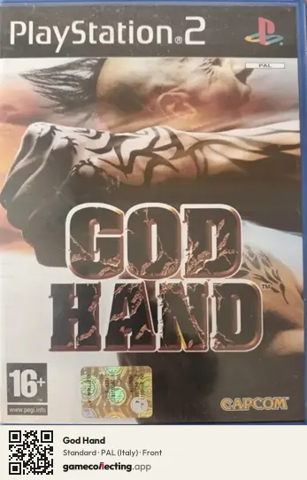 God Hand PlayStation 2, Italy box front