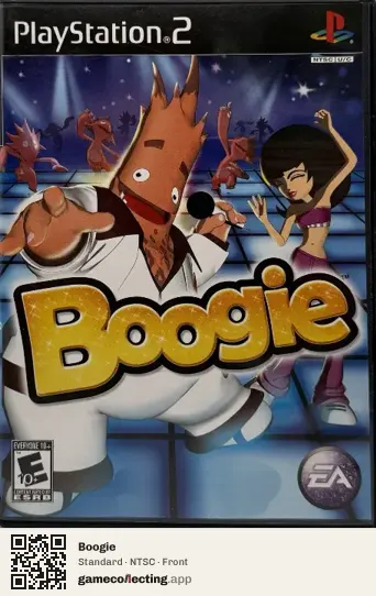 Boogie PlayStation 2, NTSC box front