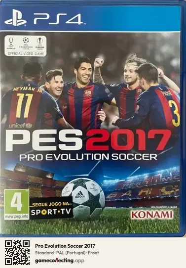 Pro Evolution Soccer 2017 PlayStation 4, Portugal box front